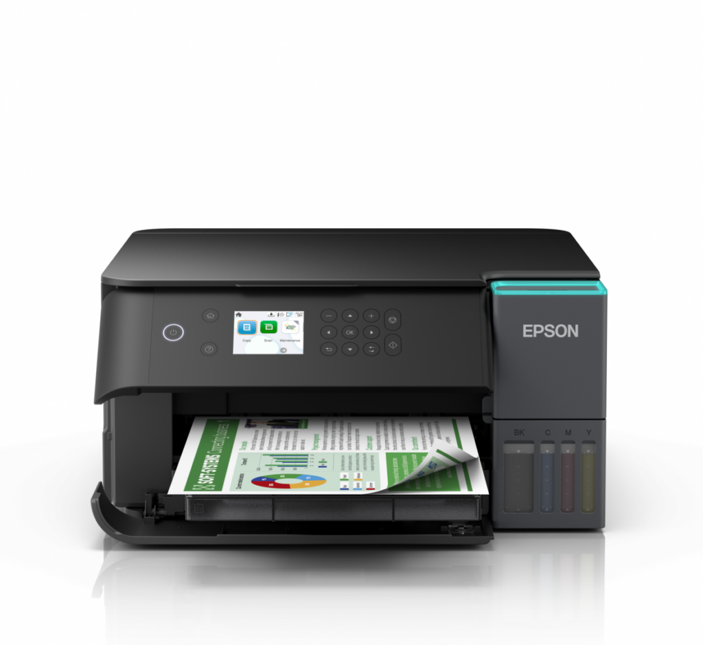 Multifunctional inkjet color CISS Epson EcoTank L6360, A4, Duplex, Wi-Fi, 4800x1200dpi, negru