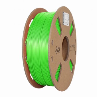 Fir de polietilena pentru imprimare 3D, Gembird, PLA plus, 1.75mm, 1kg, verde