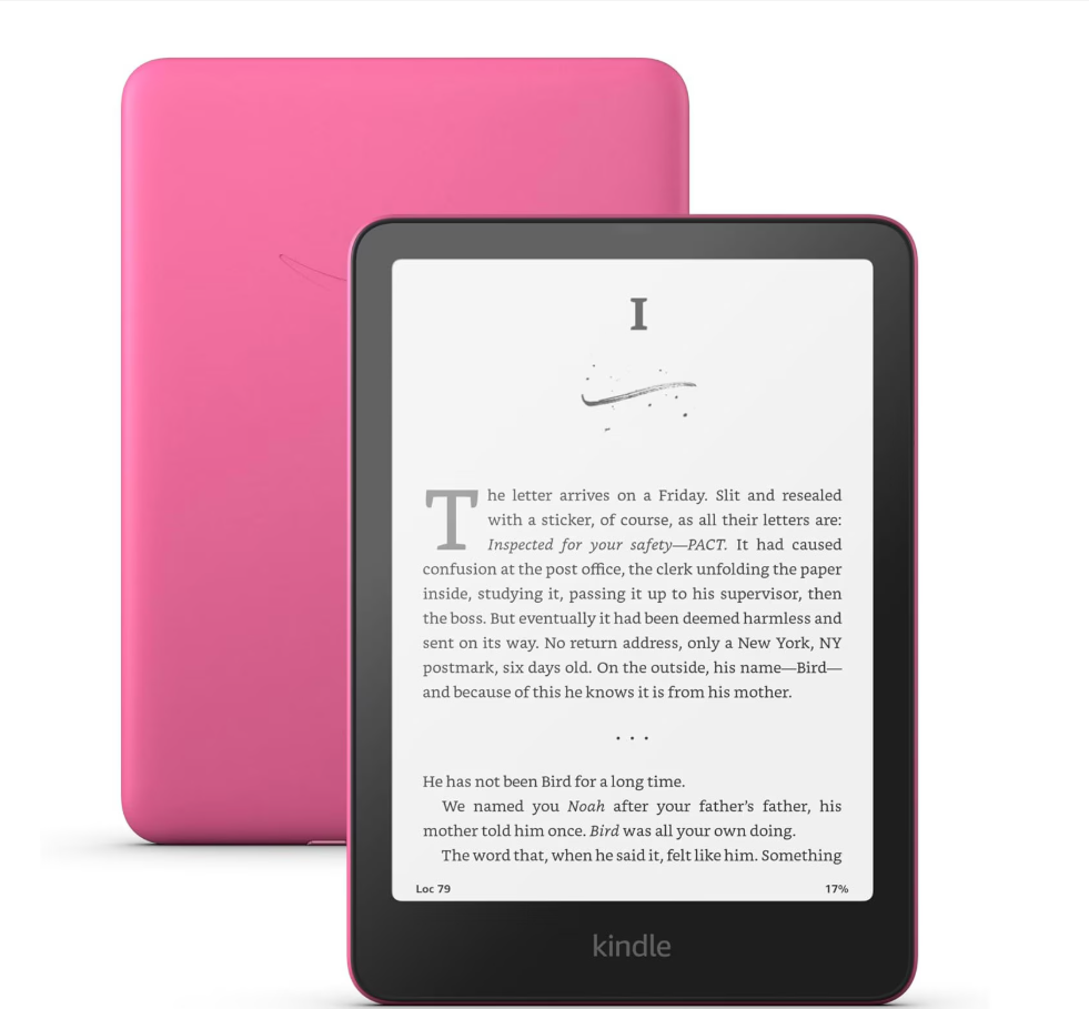 eBook Reader Amazon Kindle Paperwhite 2024 (12th Gen), 16 GB, Display 7″, Wi-Fi, IPX78, USB-C, cu Reclame, Roz