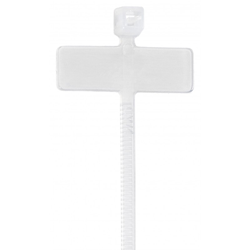 Brida plastic 2,5 x 100 eticheta 100 buc – ELEMATIC