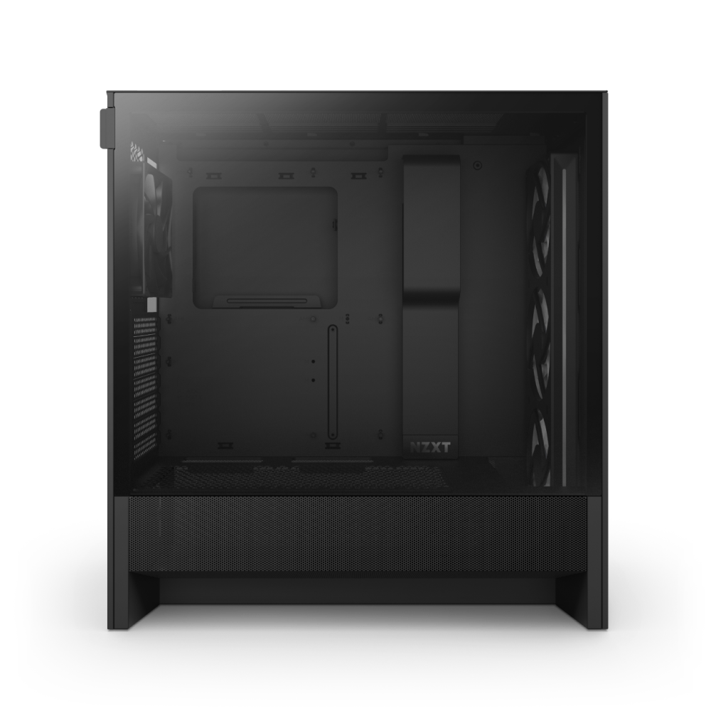 Carcasa NZXT H5 Flow RGB (2024), Mid-Tower, ATX, Negru