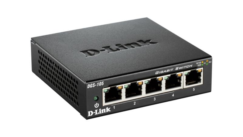 Switch D-Link DGS-105, 5 porturi 10/100/1000