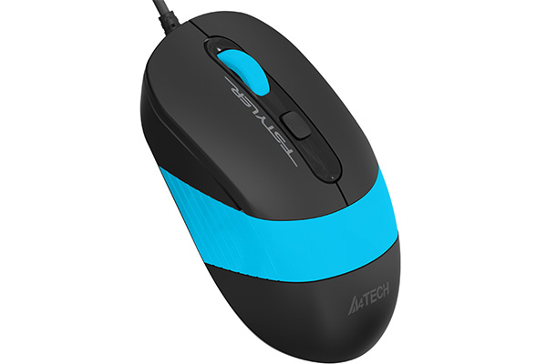 Mouse A4Tech NB sau PC FM10 negru cu albastru 2 Mouse A4Tech NB sau PC FM10 negru cu albastru - imagine 2