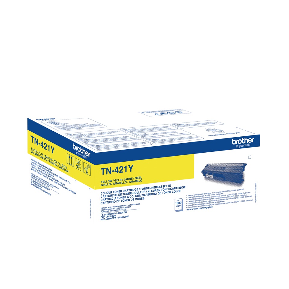 Toner imprimanta, Brother, TN421Y, Galben 2 Toner imprimanta, Brother, TN421Y, Galben - imagine 2