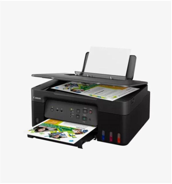 Multifunctional inkjet color CISS Canon PIXMA G3430, wireless, imprimare duplex, A4