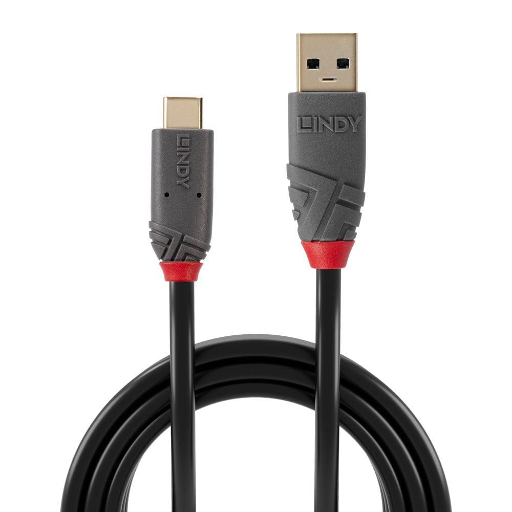 Cablu transfer Lindy LY-36912, USB 3.2 Type A to C Cable, 1.5m, Anthra Line 2 Cablu transfer Lindy LY-36912, USB 3.2 Type A to C Cable, 1.5m, Anthra Line - imagine 2