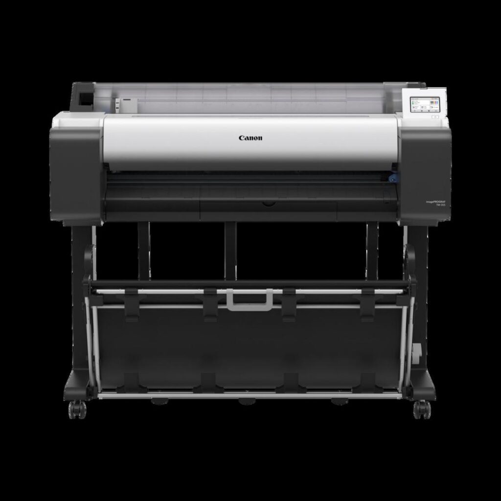 Plotter Canon imagePROGRAF TM-350 36″(914mm), format A0, 5 culori, rezolutie