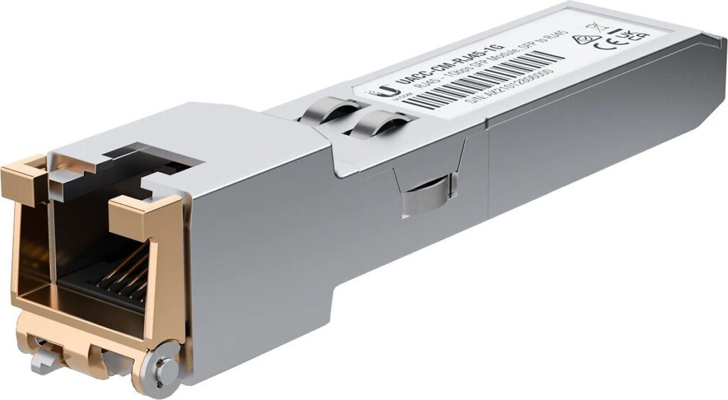 Modul SFP UBIQUITI UACC-CM-RJ45-1G RJ45 – 1Gbps SFP Module