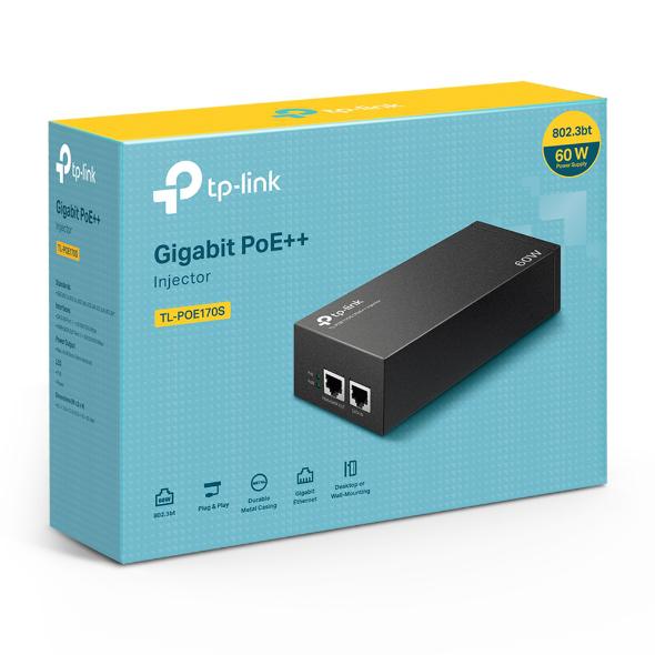 INJECTOR POE++ 60W, TP-LINK 1 INJECTOR POE++ 60W, TP-LINK