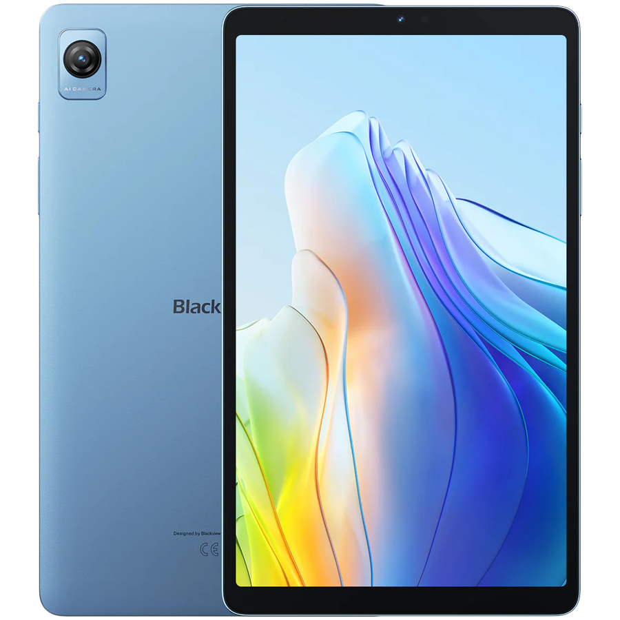 Tableta, Blackview Tab 60, 4G, 8.68″, Android 13, 6GB RAM, 128GB ROM, 8 nuclee, 8MP, 6050 mAh, Albastru