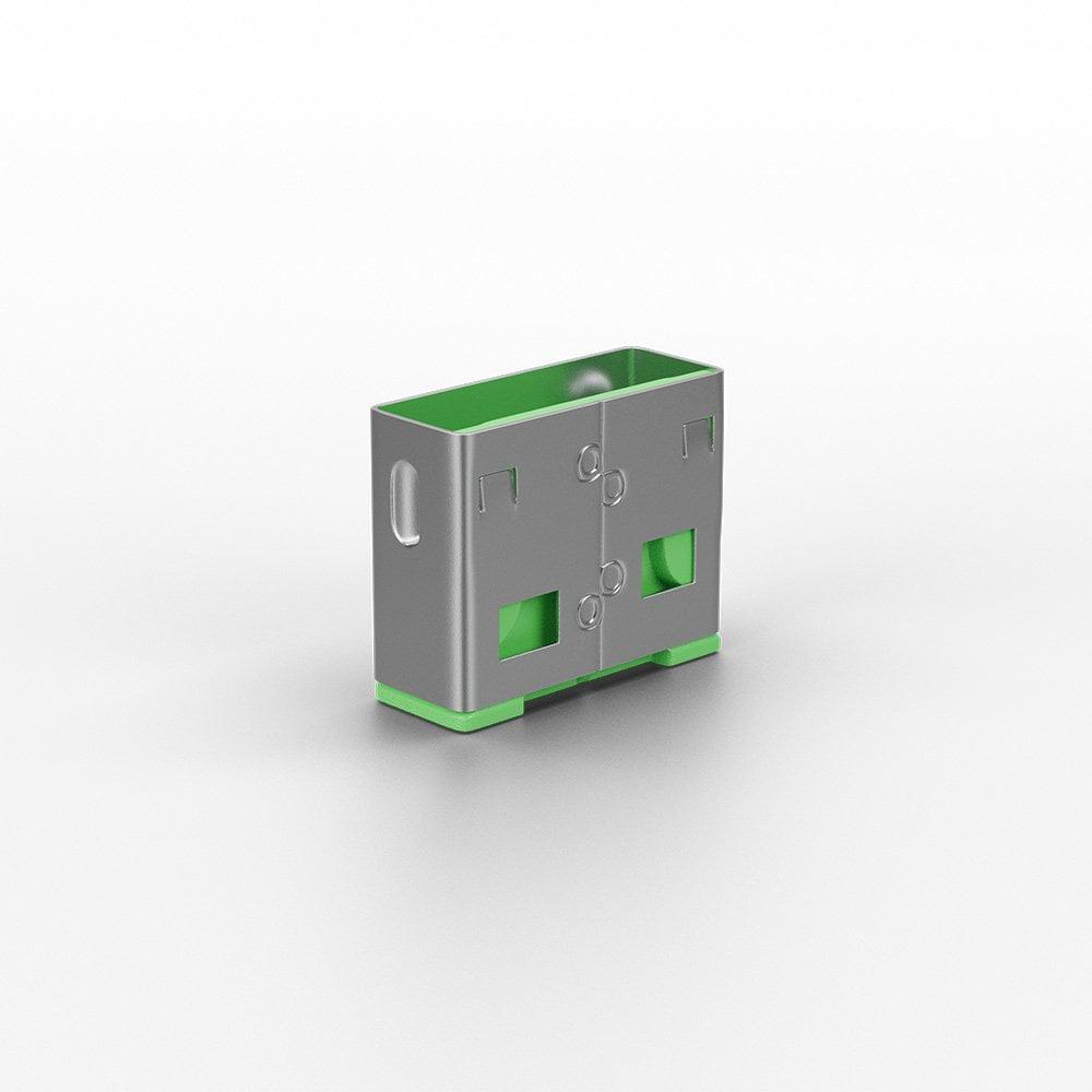Adaptor USB Locks Lindy 10 USB verde 2 Adaptor USB Locks Lindy 10 USB verde - imagine 2