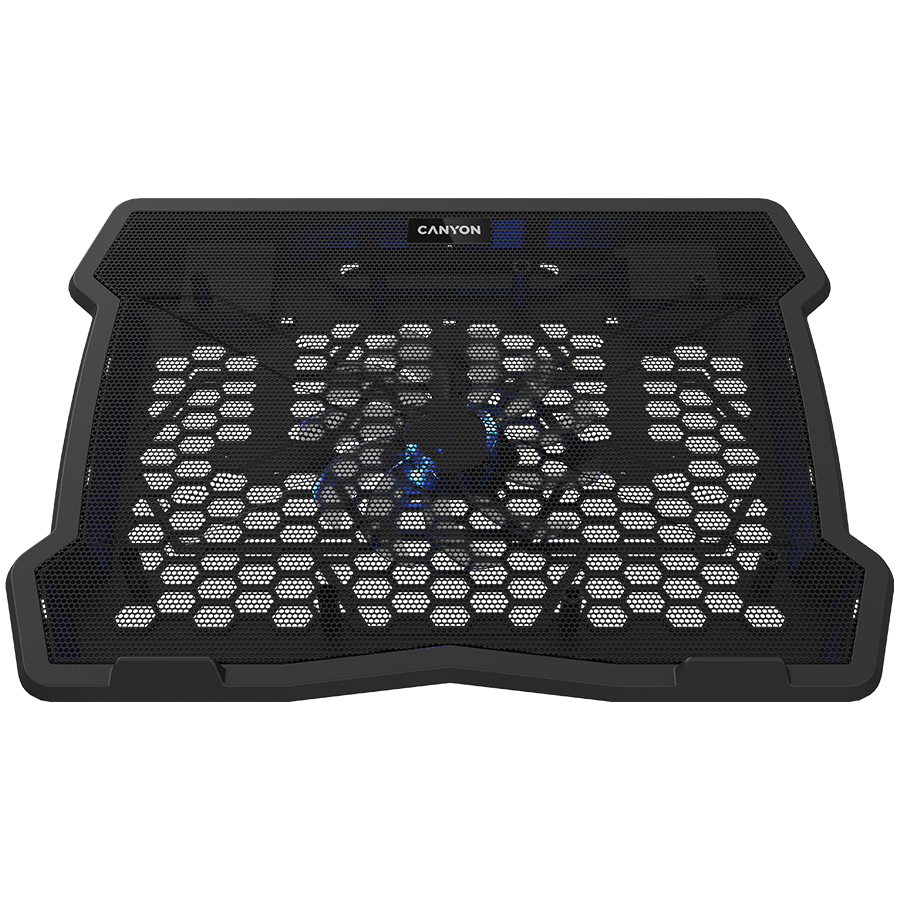 Cooler laptop Canyon NS02 1Fan 2USB LED Black