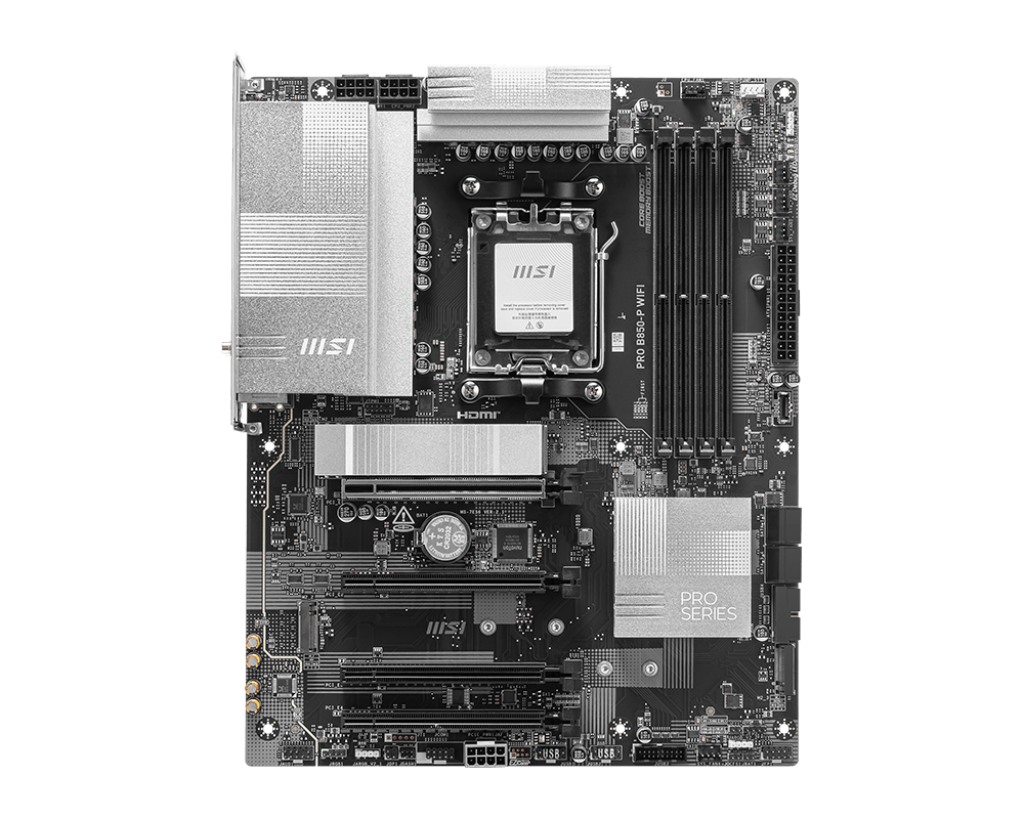 Placa de baza MSI PRO B850-P WIFI, AM5, DDR5, BT, ATX, Negru 911-7E56-008