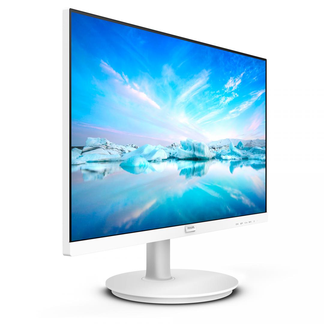 Monitor Philips, 23.8", IPS, FHD, 75Hz, 4ms, FlickerFree, Boxe 2W x 2, HDMI, Alb, 241V8AW/00, Alb 4 Monitor Philips, 23.8", IPS, FHD, 75Hz, 4ms, FlickerFree, Boxe 2W x 2, HDMI, Alb, 241V8AW/00, Alb - imagine 4