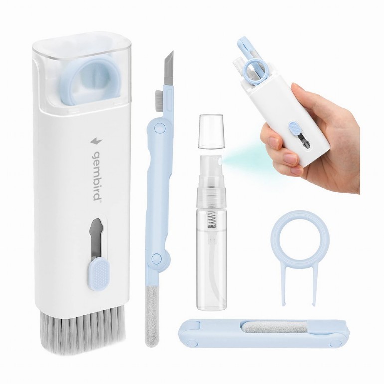 Set curatare universal 7 in 1 Gembird, 123x45x28mm 2 Set curatare universal 7 in 1 Gembird, 123x45x28mm - imagine 2