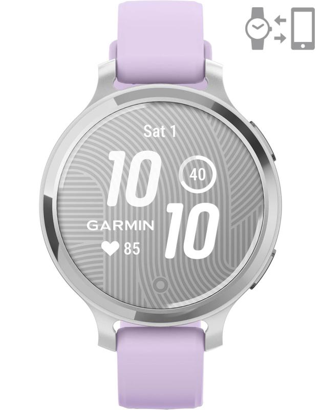 Smartwatch Garmin Lily 2 Active, 38mm, GPS, curea silicon, Silver/Purple Jasmine 4 Smartwatch Garmin Lily 2 Active, 38mm, GPS, curea silicon, Silver/Purple Jasmine - imagine 4