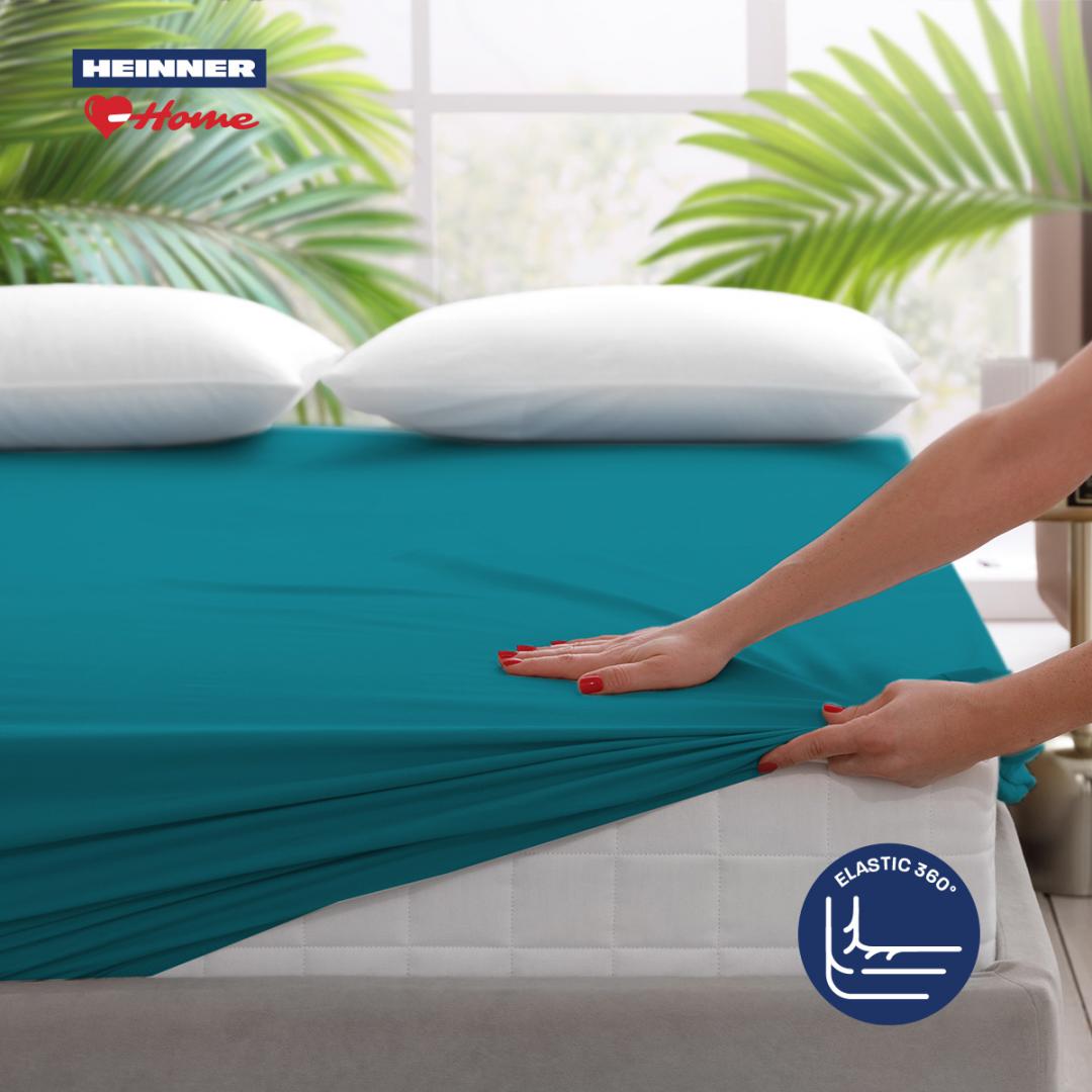 Cearceaf de pat cu elastic 140x200cm TRQ - imagine 2