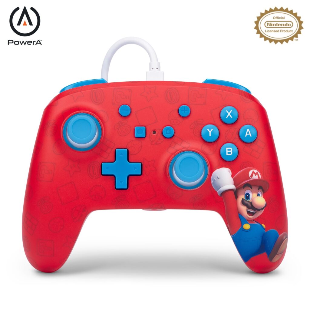 Controller Powera Enhanced Wired Woo Hoo Mario – Nsw