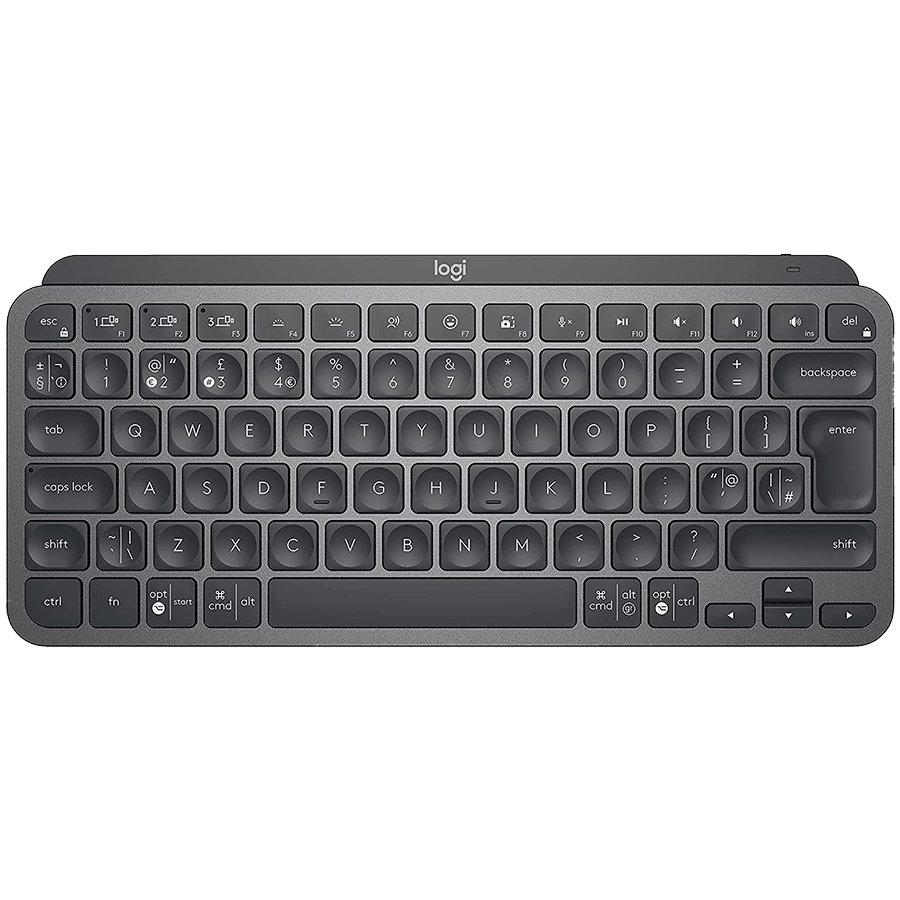 Tastatura Wireless Logitech MX Mechanical Perfomance Mini, Iluminata, Silentioasa, USB, BT, US INT, Negru