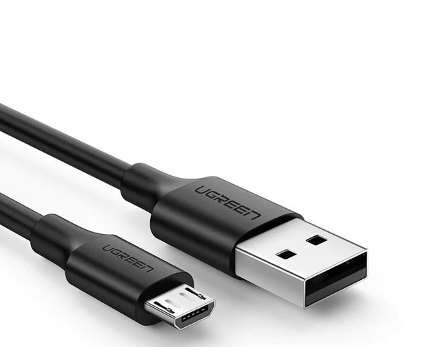Cablu alimentare si date Ugreen, US289, Fast Charging Data Cable pt. smartphone, USB la Micro-USB, nickel plating, PVC, 1.5m, negru