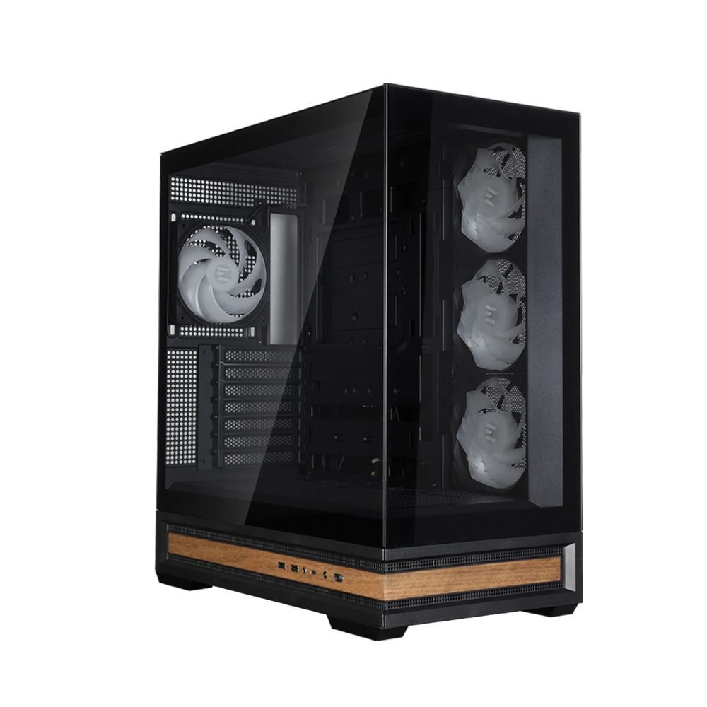 Carcasa ATX Semi-tower Zalman P40, neagra, midi-tower, USB-C, 235mm 3 Carcasa ATX Semi-tower Zalman P40, neagra, midi-tower, USB-C, 235mm - imagine 3