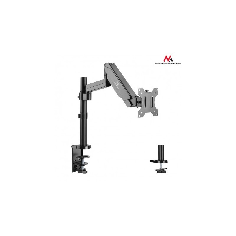 Suport monitor birou Maclean MC-775, 17″ – 32″, 8 Kg, Negru