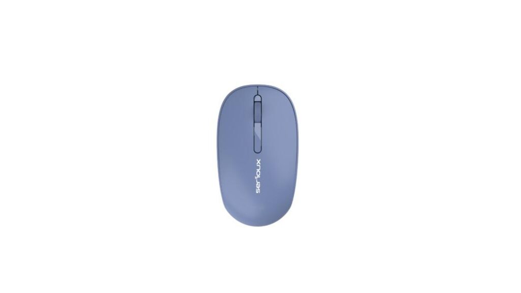 Mouse Serioux Spark 215, 1000 dpi, click silentios, albastru