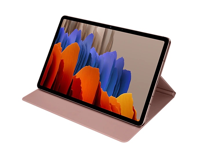 Husa de protectie Samsung Book Cover pentru Galaxy Tab S7, Pink 3 Husa de protectie Samsung Book Cover pentru Galaxy Tab S7, Pink - imagine 3