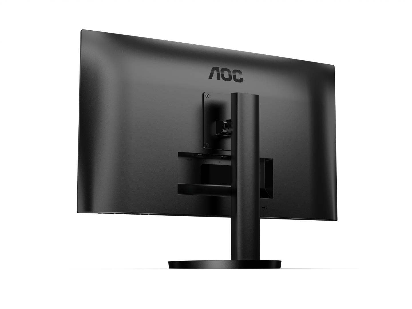 Monitor AOC, 27", IPS, FHD, 100Hz, 4ms, 1ms, FlickerFree, Boxe 2W x 2, HA, HDMI, USB, hub, USB-C, 27B3CF2, Negru 5 Monitor AOC, 27", IPS, FHD, 100Hz, 4ms, 1ms, FlickerFree, Boxe 2W x 2, HA, HDMI, USB, hub, USB-C, 27B3CF2, Negru - imagine 5