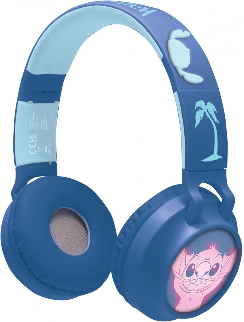 CASTI 3D WIRELESS LUMINOASE, STITCH - imagine 3