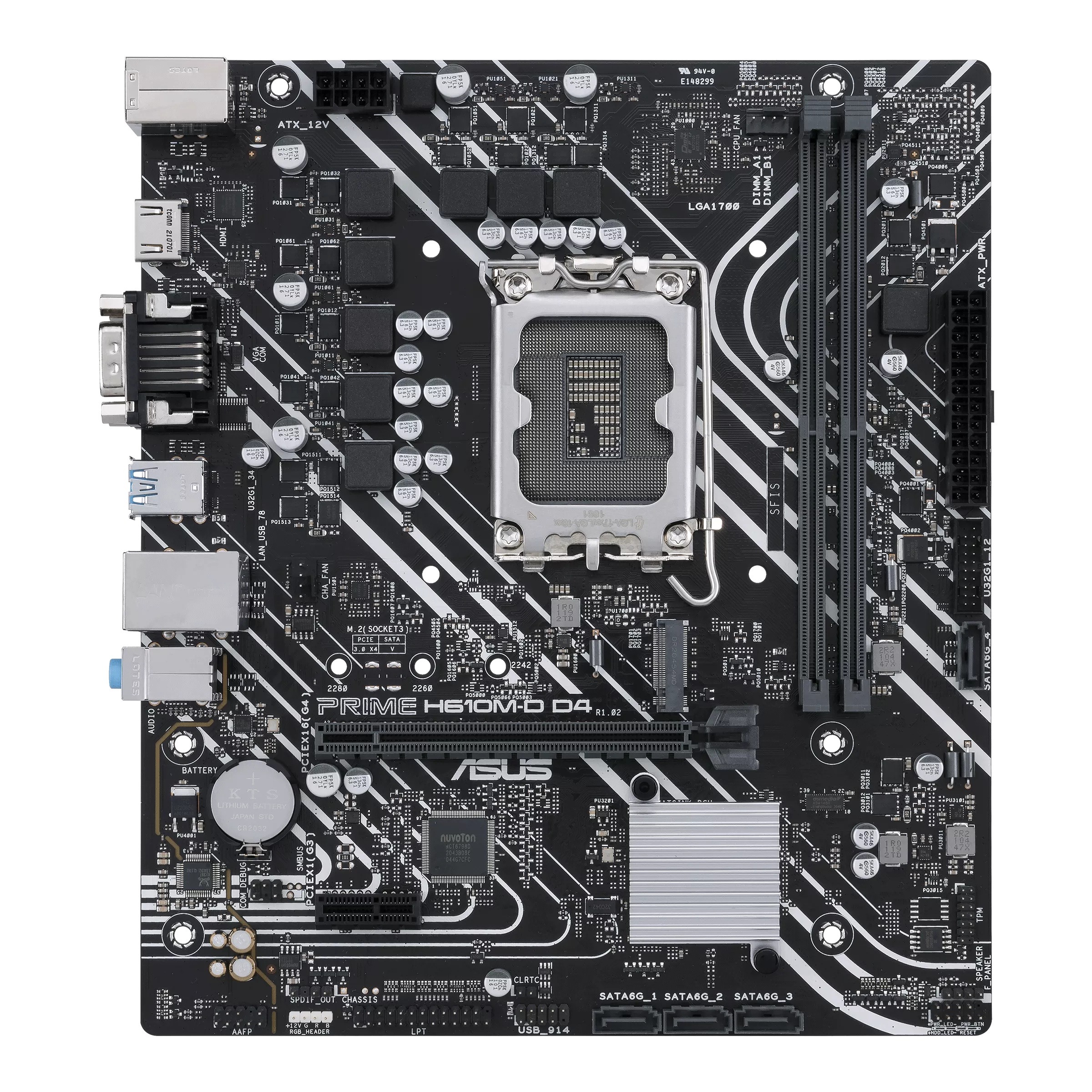 Placa de baza ASUS PRIME H610M-D D4, Socket 1700 1 Placa de baza ASUS PRIME H610M-D D4, Socket 1700