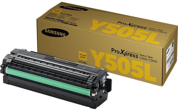 Toner Original Samsung Yellow, Y505L, pentru SL-C2620DW| C2670FW|, 3.5K, (timbru verde 1.2 lei), „SU512A”