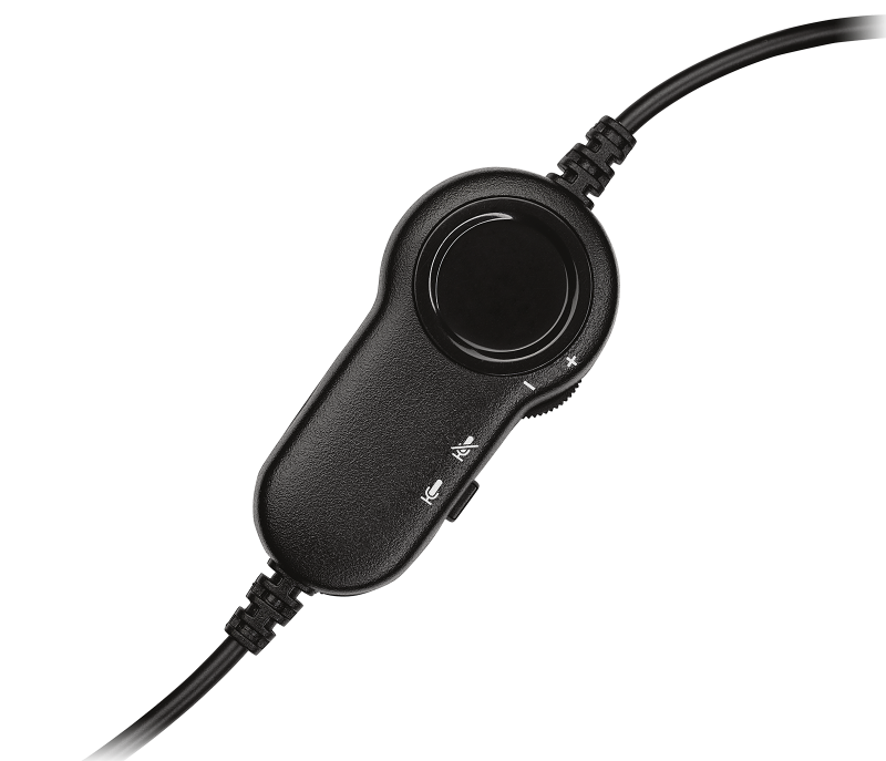 Casti cu microfon Logitech H151, Negru