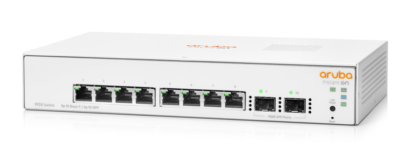 Switch Aruba JL680A Instant On 1930, 8 porturi Gigabit 2SFP