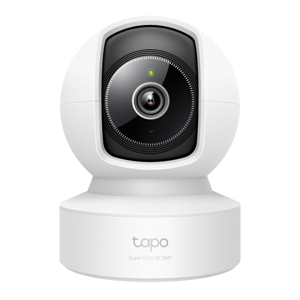 Camera de supraveghere Wireless TP-Link Tapo C232 cu Pan/Tilt 360 grade, 5MP 3K, Utilizare Baby Monitor, Night Vision avansat, Detectare Smart AI, Two-Way, Ethernet Port, ONVIF