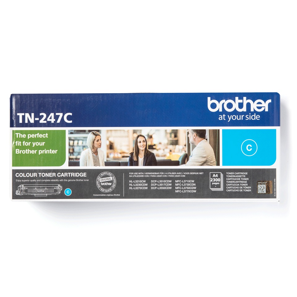 Toner, Brother, TN247C, Cyan