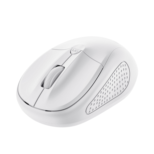 Mouse wireless Trust Primo, 1000-1600 DPI, ambidestru, alb mat