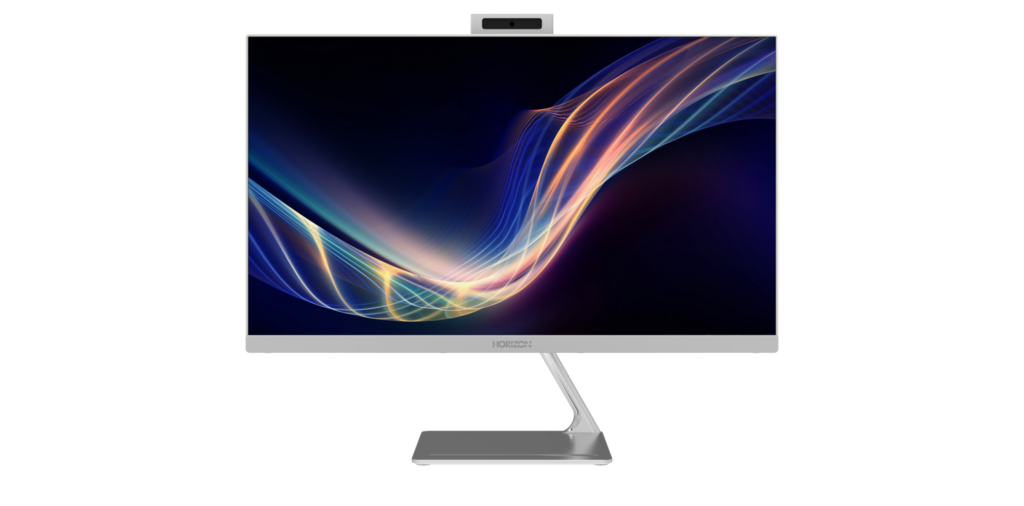 Sistem All-In-One Horizon cu procesor Intel® Core™ i3-1315U pana la 4.5GHz, 27″, Full HD, IPS, 8GB DDR4, 256GB SSD, Intel® UHD Graphics, Windows 11 Pro, Silver Grey