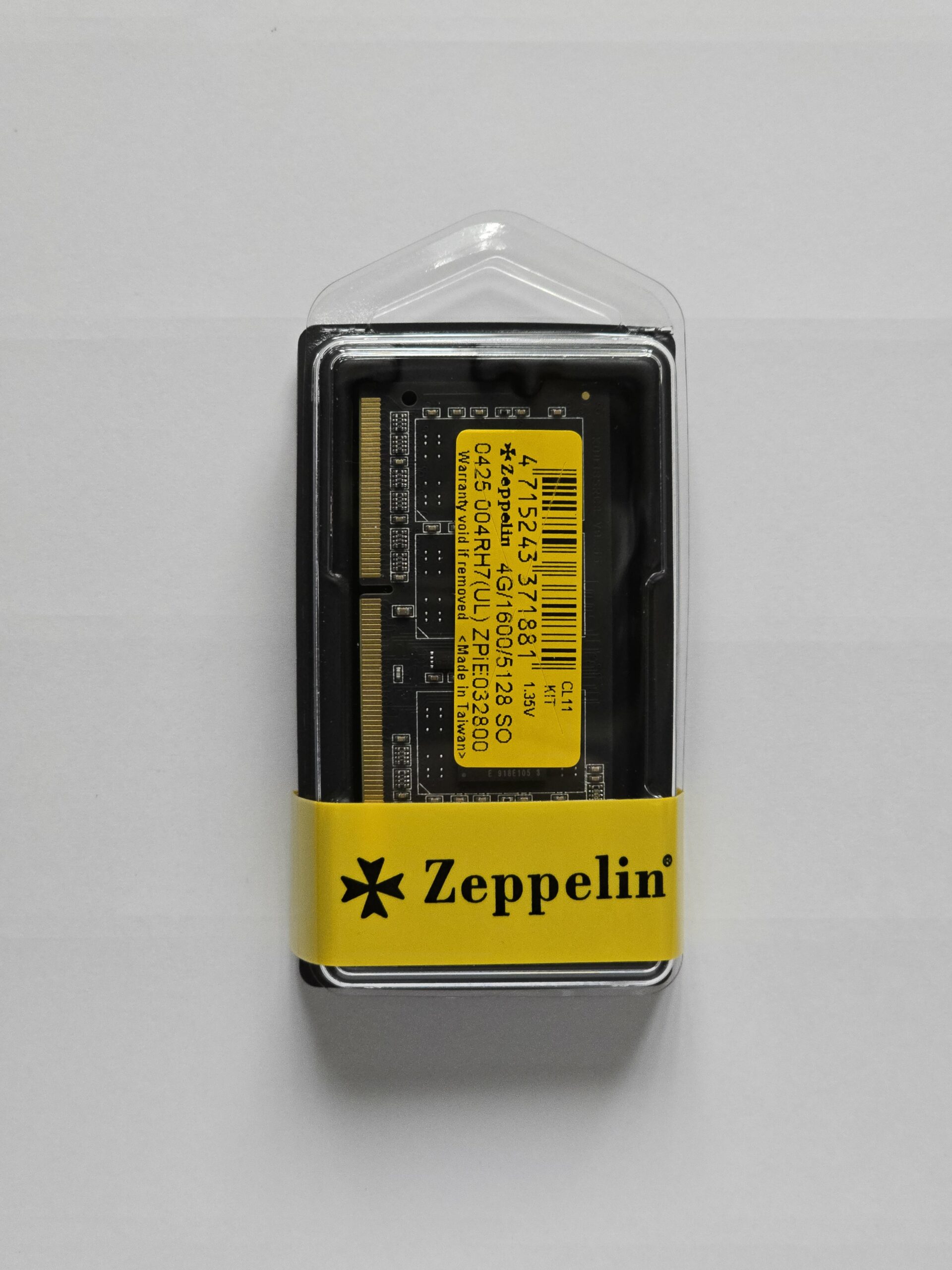 Memorie SODIMM Zeppelin, DDR3/1600 8GB (kit 2 x 4GB) low voltage, retail 1 Memorie SODIMM Zeppelin, DDR3/1600 8GB (kit 2 x 4GB) low voltage, retail