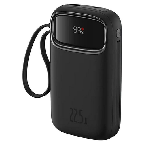 Acumulator Extern Lightning, 2x Type-C, USB, 22.5W, 20000mAh + Cablu Type-C, 30cm – Baseus Qpow Pro+ (P10055002113-00) – Black