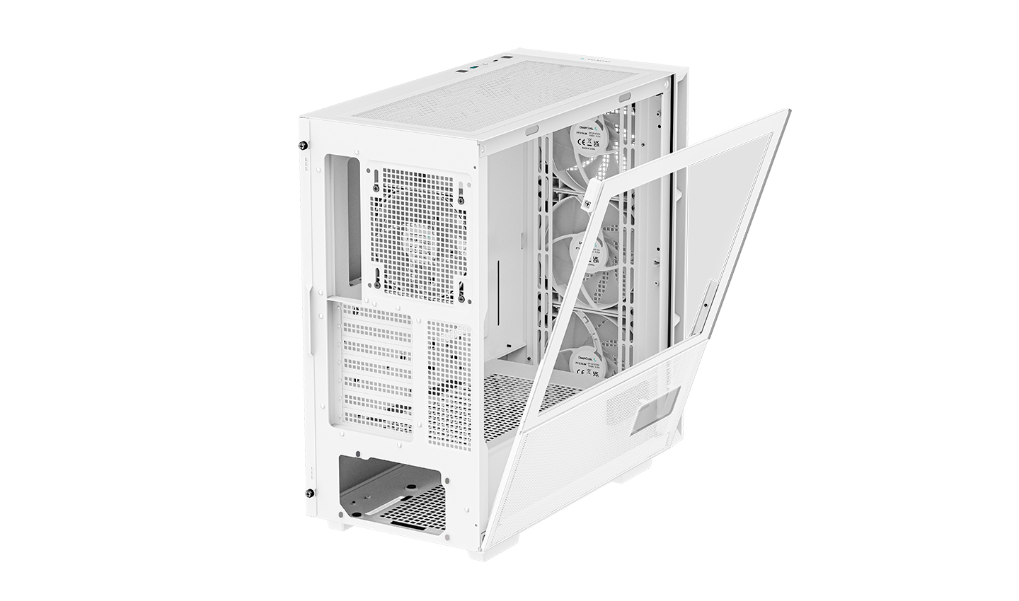 Carcasa DeepCool CH560 Digital WH, Mid-Tower, fara sursa, ATX | mATX | mini ITX | E-ATX alb 5 Carcasa DeepCool CH560 Digital WH, Mid-Tower, fara sursa, ATX | mATX | mini ITX | E-ATX alb - imagine 5