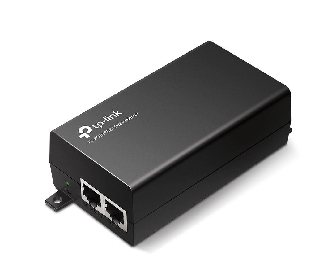 Injector TP-LINK POE160S POE+, 30W, negru 1 Injector TP-LINK POE160S POE+, 30W, negru