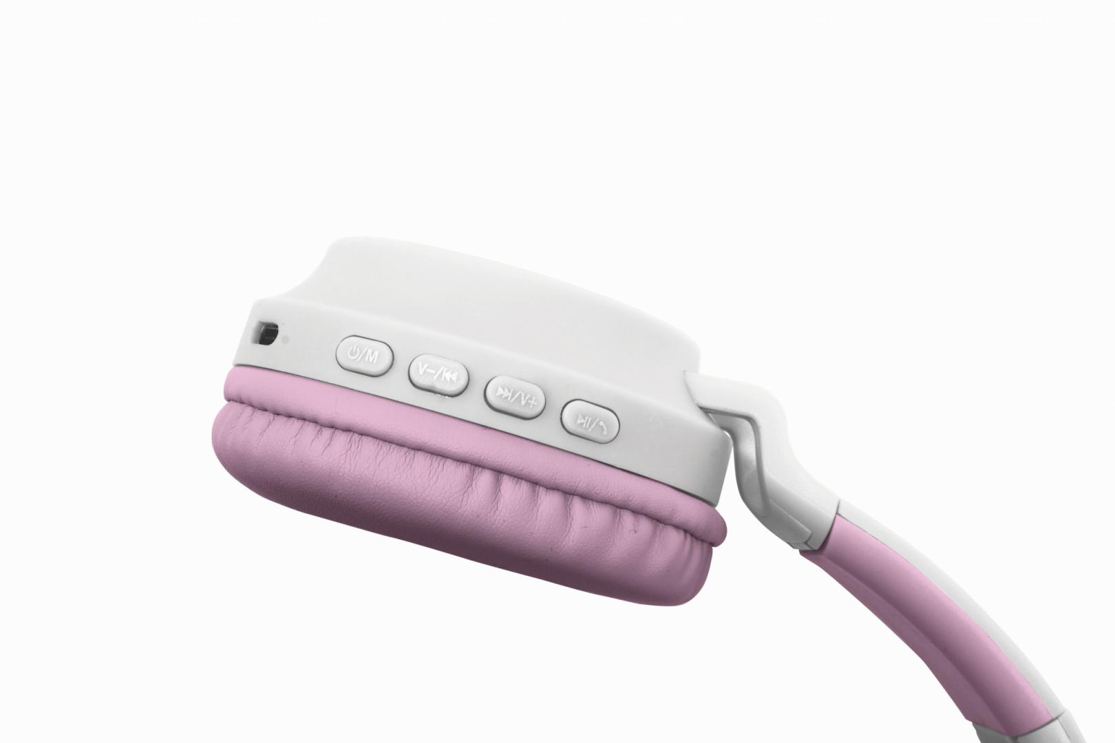 Casti Bluetooth fara fir, Lexibook, Alb/Mov 5 Casti Bluetooth fara fir, Lexibook, Alb/Mov - imagine 5