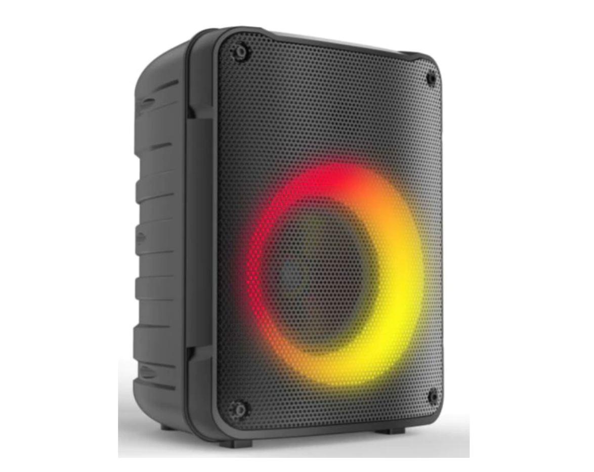 Boxa portabila activa Akai ABTS-V10, 10 W, Radio FM, Bluetooth 5.0, efect de lumini, Negru 3 Boxa portabila activa Akai ABTS-V10, 10 W, Radio FM, Bluetooth 5.0, efect de lumini, Negru - imagine 3