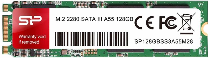 Solid-state Drive (SSD) Silicon Power A55, 128GB, M.2 2280