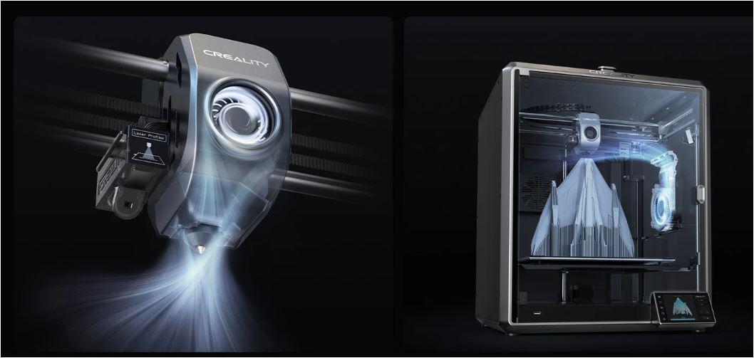 Imprimanta 3D Creality K1 Max, 300 x 300 x 300 mm, 600 mm/s, model 2023 4 Imprimanta 3D Creality K1 Max, 300 x 300 x 300 mm, 600 mm/s, model 2023 - imagine 4