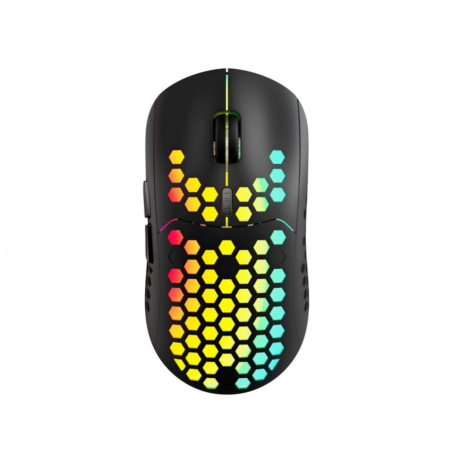 Mouse Gaming Canyon GMW-18, iluminare RGB, USB, Wireless 2.4Ghz Negru