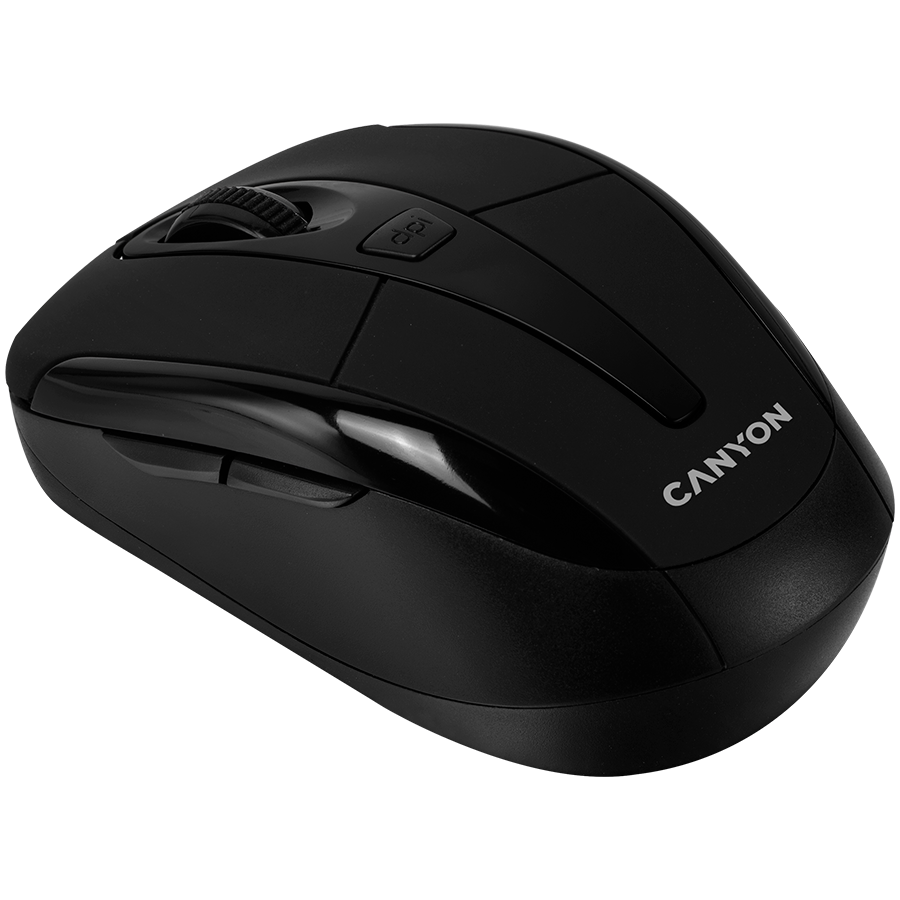 Mouse Wireless Canyon CNR-MSOW06B, 1600 DPI, USB, Negru 2 Mouse Wireless Canyon CNR-MSOW06B, 1600 DPI, USB, Negru - imagine 2