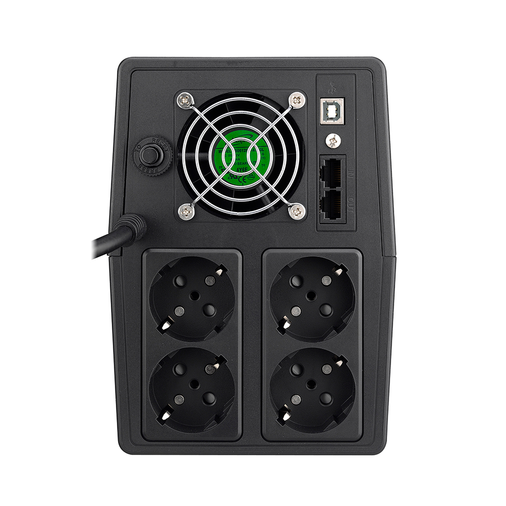 UPS Spacer Line Int. cu management SPUP-2000D-LIT01, 2000VA/1200W, AVR, LCD, 4 prize Schuko 2 UPS Spacer Line Int. cu management SPUP-2000D-LIT01, 2000VA/1200W, AVR, LCD, 4 prize Schuko - imagine 2