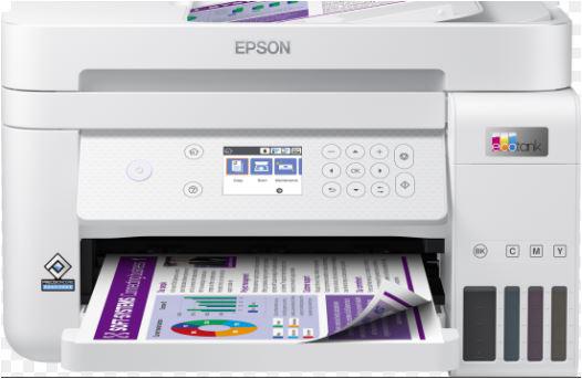 Multifunctional inkjet color CISS Epson EcoTank L6276, A4, ADF, Wireless, Alb